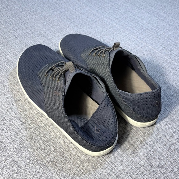 OluKai Nohea Moku Men’s Blue/Charcoal Lightweight Mesh No Tie Sz 10.5 🧡 - Picture 5 of 11